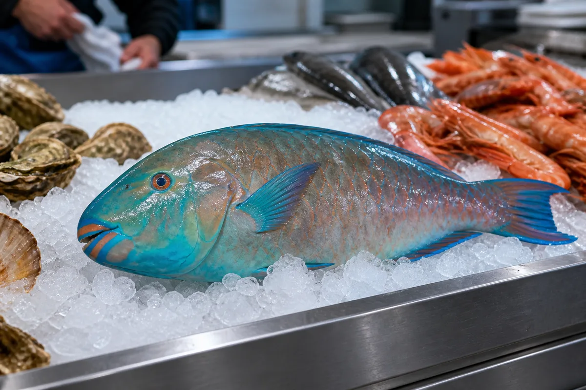 Le poisson-perroquet : un herbivore des récifs